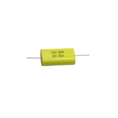 Metallized axial capacitance