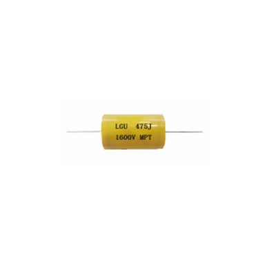 Axial metallized polypropylene film capacitor